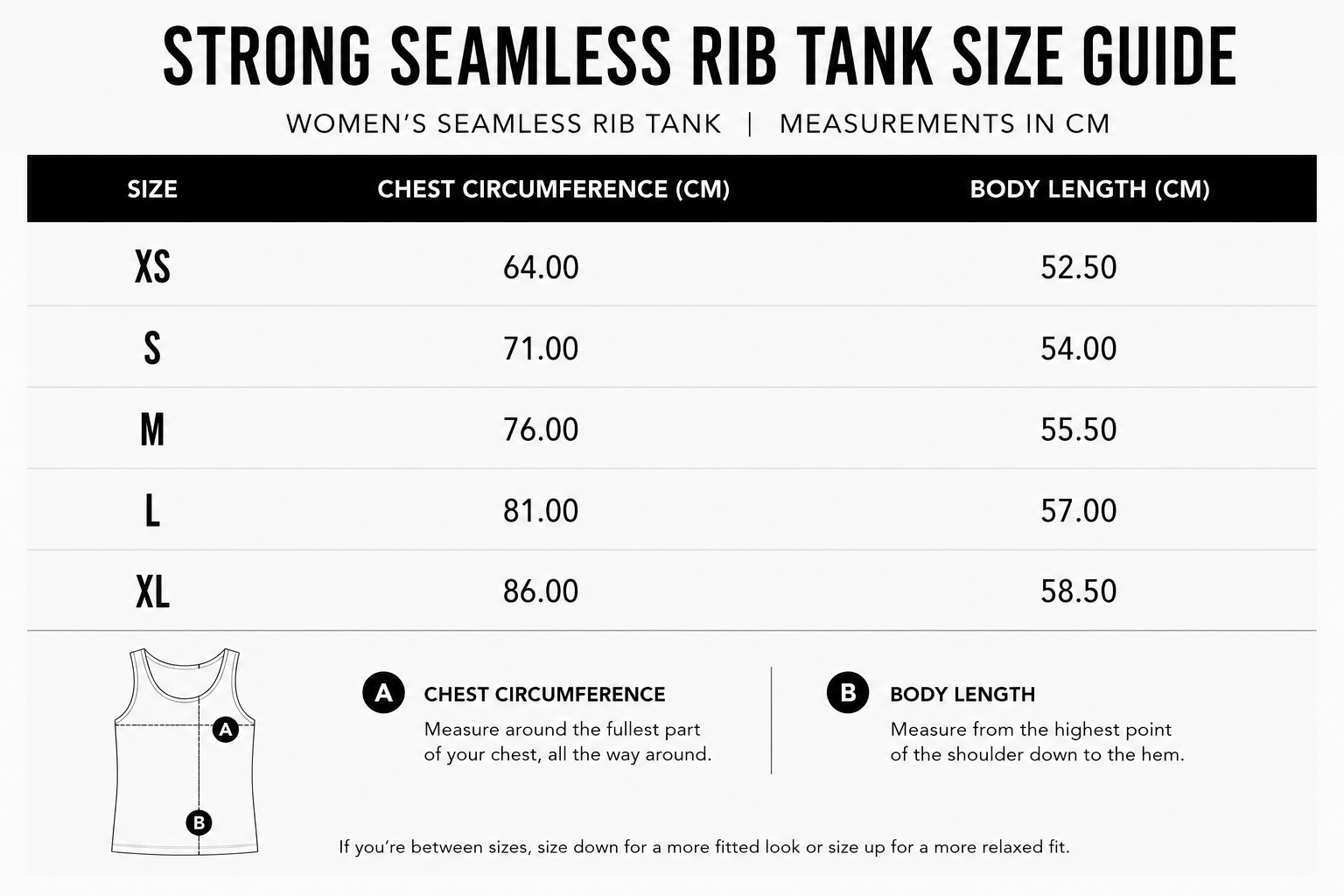 STRONG Seamless Rib Tank